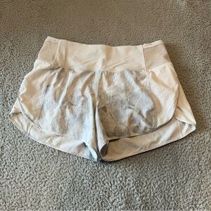 Lululemon | Real Quick Short Perforated 3.5" in Jasmine White Multi Running 8